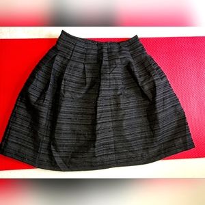Talbots Black Skirt with Raised Pattern. Sz 2P